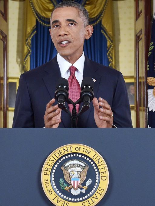 US-Präsident Obama hält eine "Rede an die Nation" am 10.09.2014