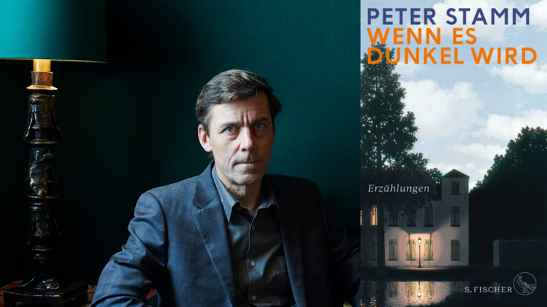Der Autor Peter Stamm und sein Roman "Wenn es dunkel wird"