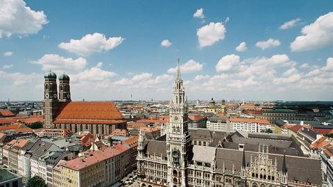 Rathaus und Frauenkirche München