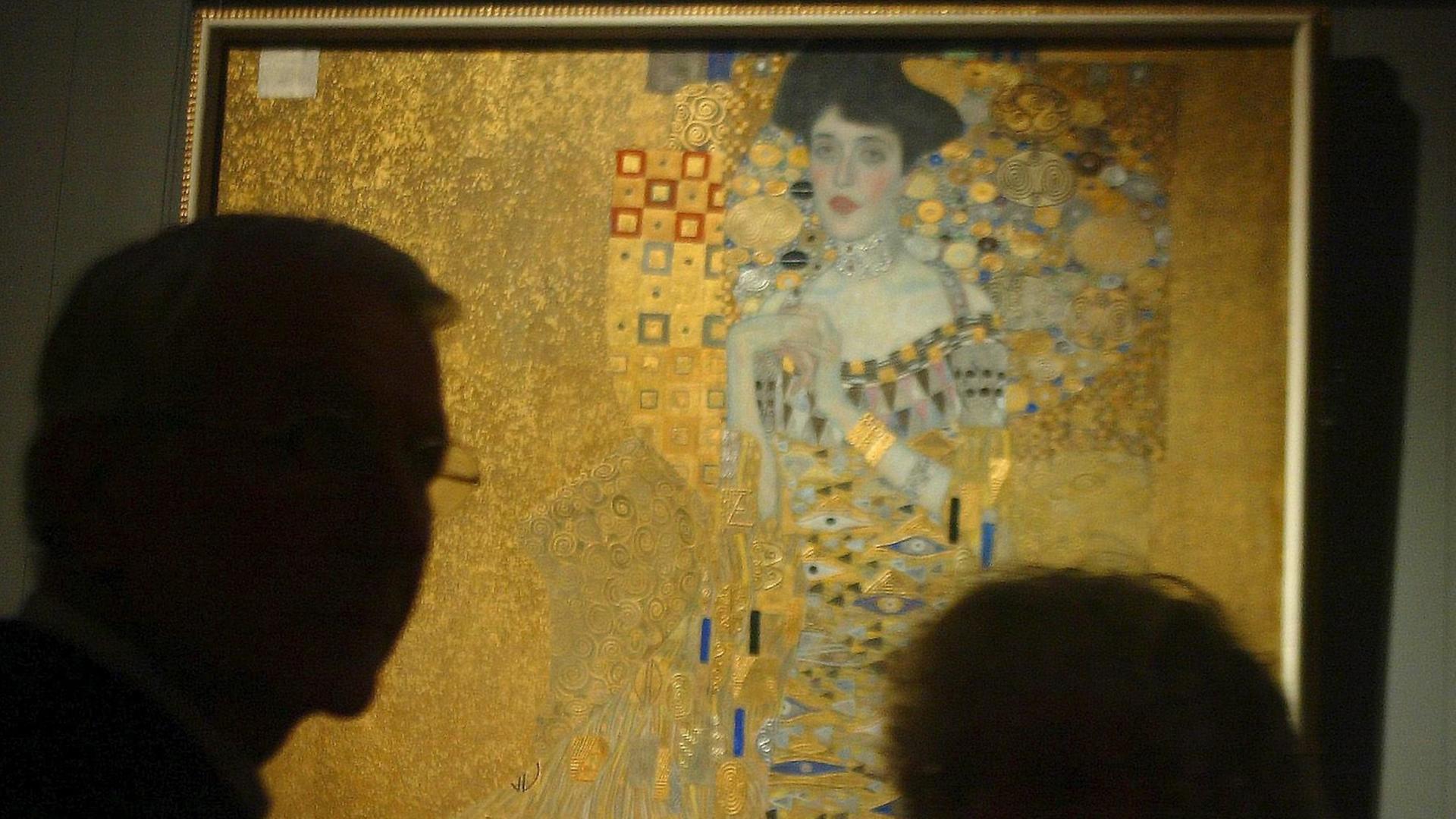 Das im Jahr 1907 von Gustav Klimt gemalte Porträt "Adele Bloch-Bauer"