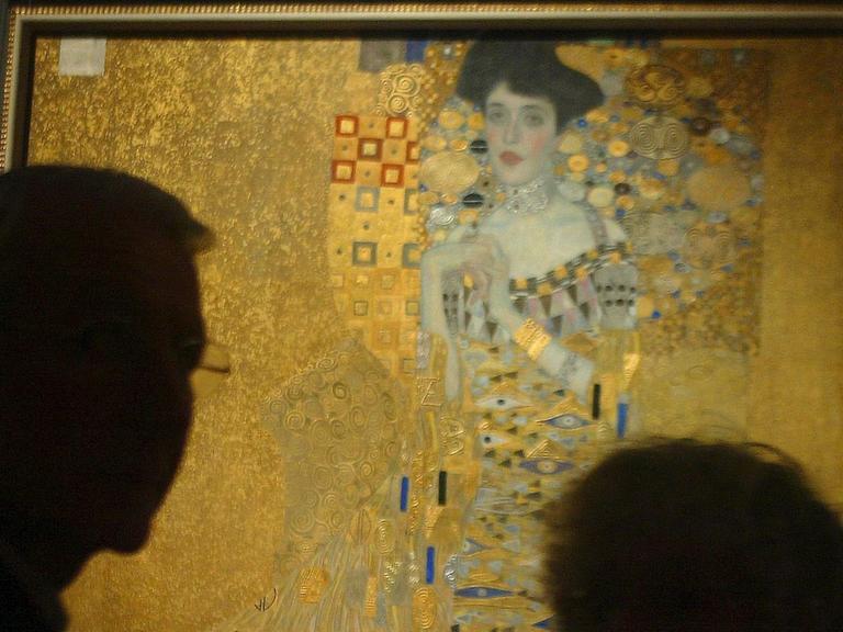 Das im Jahr 1907 von Gustav Klimt gemalte Porträt "Adele Bloch-Bauer": Das Porträt des österreichischen Malers Gustav Klimt (1862 - 1918) würde für 135 Millionen Dollar gekauft.