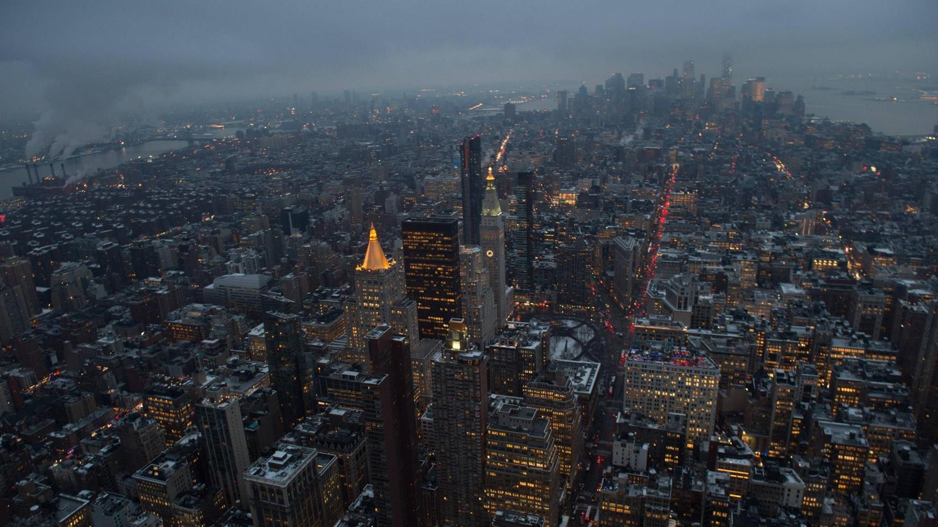 Blick auf Manhattan/ New York City