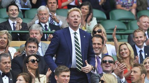 Boris Becker bei Wimbledon 2013 - diesmal als Zuschauer.