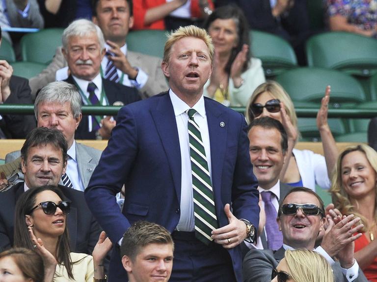 Boris Becker bei Wimbledon 2013 - diesmal als Zuschauer.