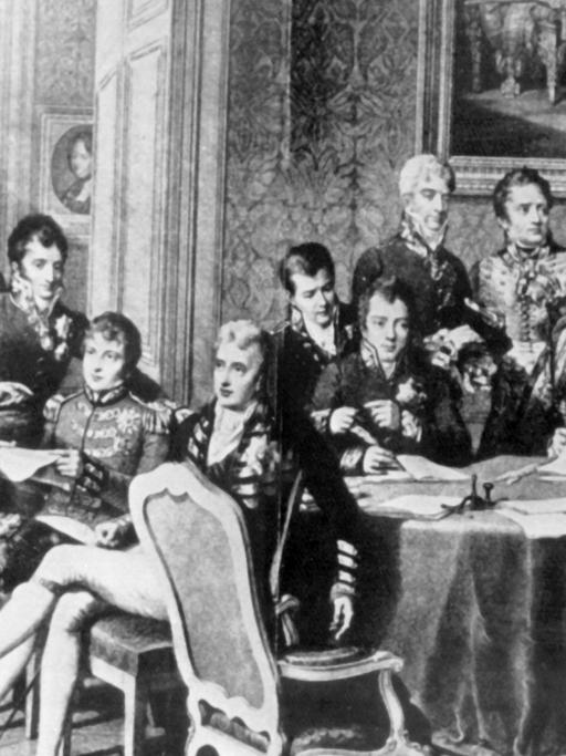 Der Wiener Kongress vom 18. September 1814 bis 9. Juni 1815 unter Vorsitz von Klemens Wenzel Fürst von Metternich