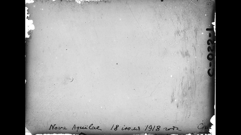 Eine Original-Aufnahme der Nova Aquilae 1918