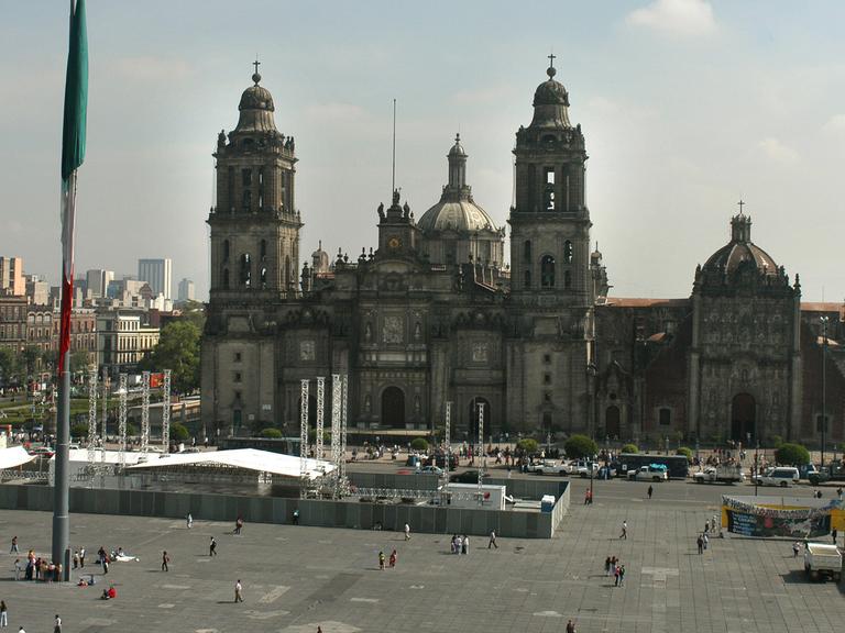 Die Kathedrale Metropolitana in Mexiko-Stadt