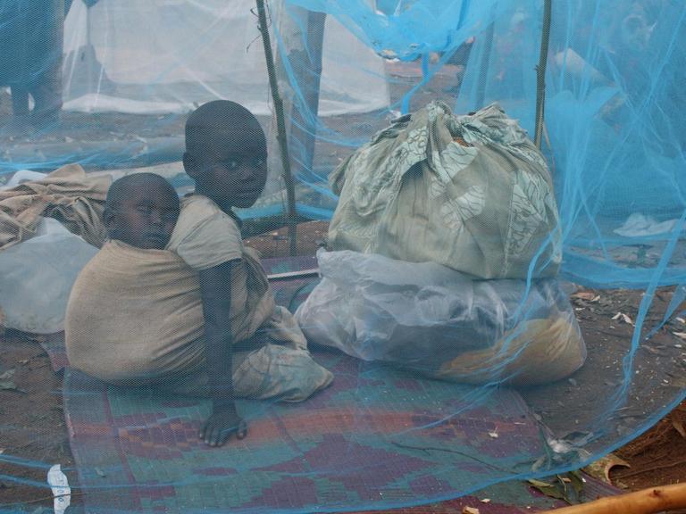 Flüchtlinge aus Burundi in einem Auffanglager in Ruanda.