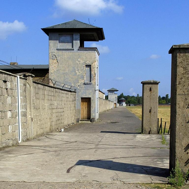 Lagerbegrenzung des KZ Sachsenhausen bei Berlin.