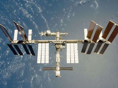 Die ISS im Juli 2009