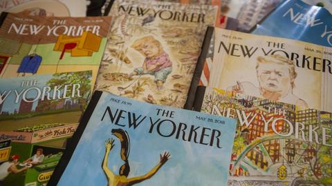 Verschiedene Ausgaben des "New Yorker"