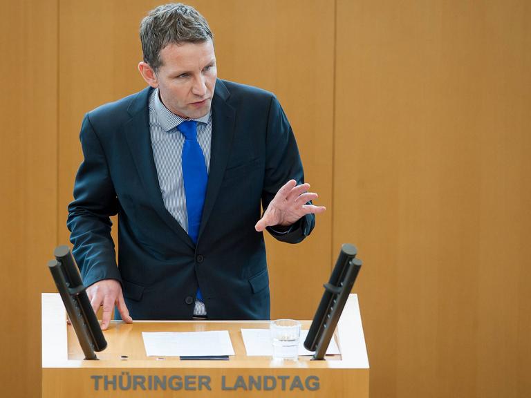 Björn Höcke im Landtag von Thüringen.