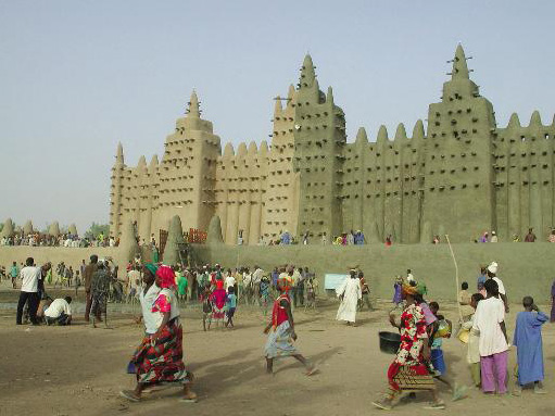 Mali, große Moschee von Djennei