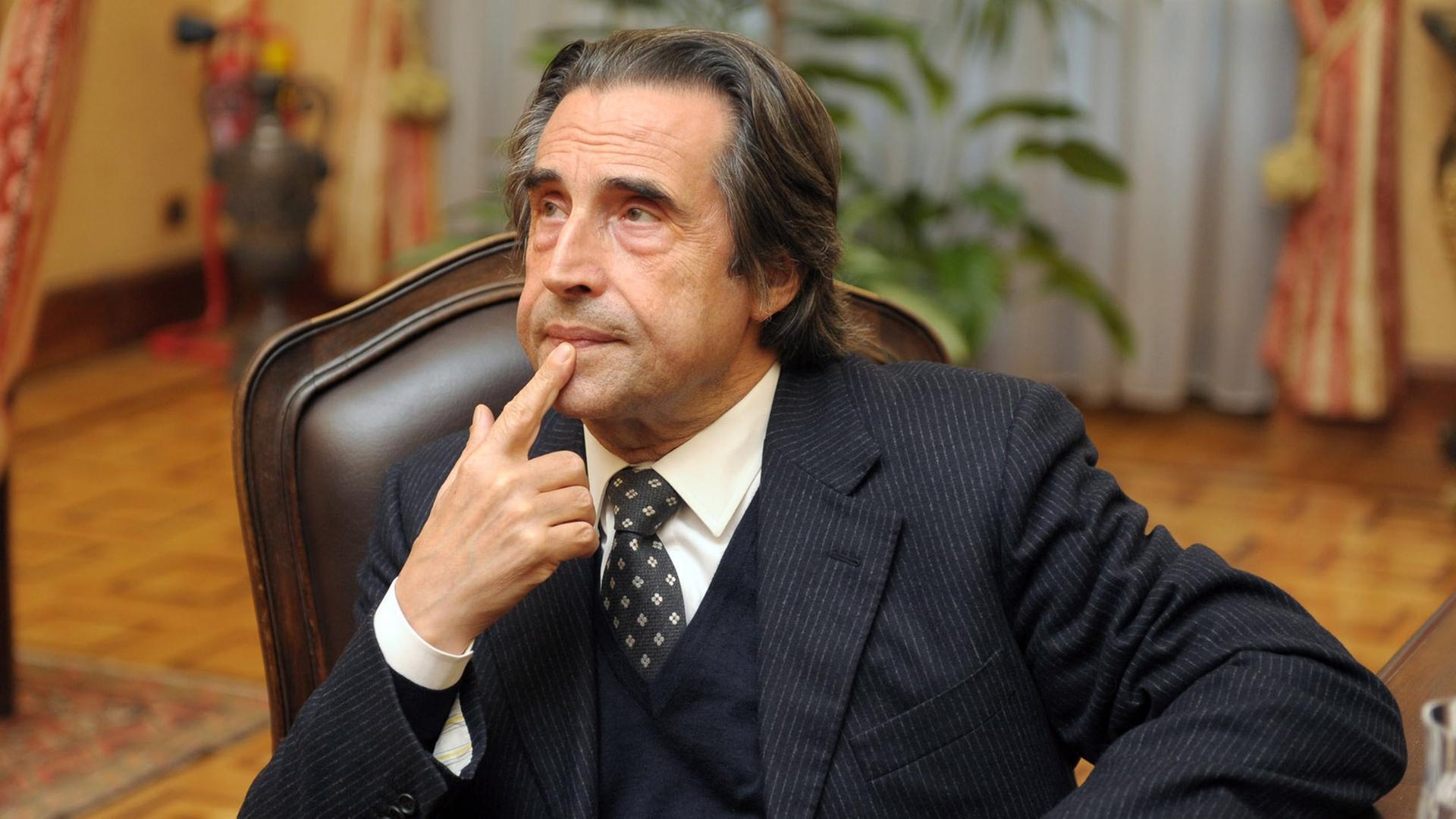 Der Dirigent Riccardo Muti im November 2011 in Turin