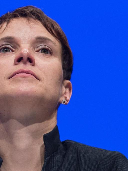 Die neu gewählte AfD-Vorsitzende Frauke Petry
