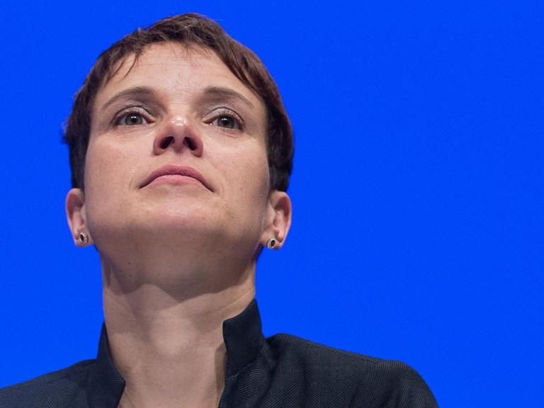 Die neu gewählte AfD-Vorsitzende Frauke Petry