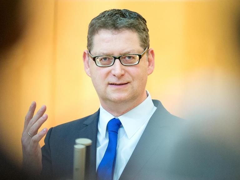 Der stellvertretende SPD-Vorsitzende Thorsten Schäfer-Gümbel im hessischen Landtag