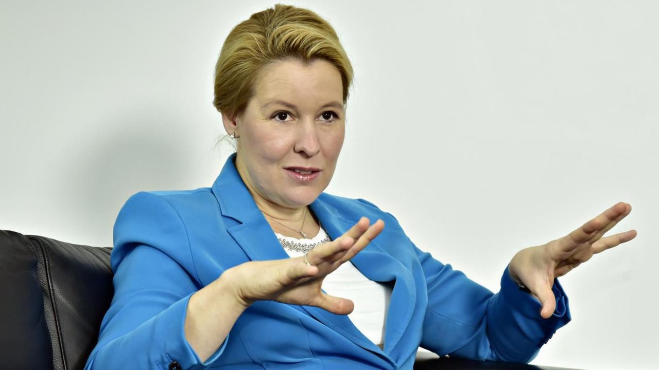Porträt der Bundesfamilienministerin Franziska Giffey, 23.10.2020.