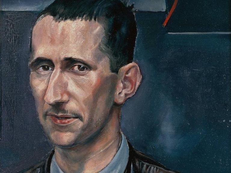 Portrait von Bertold Brecht (1898-1956) des Malers Rudolf Schlichter (1890-1955). München Staatsgalerie 1926 