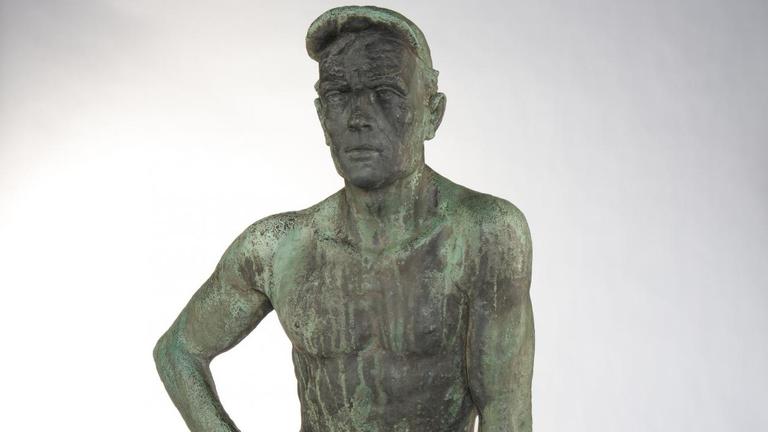 Die Statue "Kurze Fuffzehn"