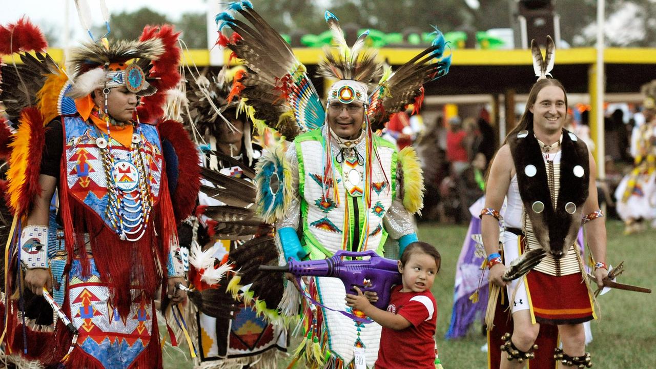 Jährliches Indianertreffen der Lakota Ogala Sioux.
