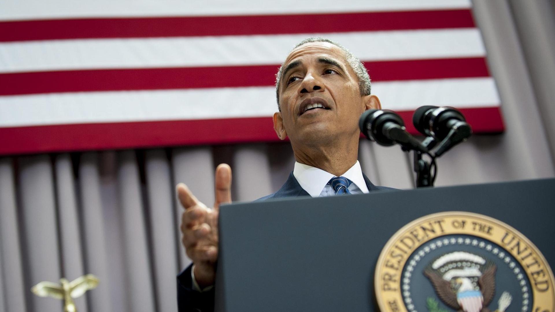 US-Präsident Obama, Grundsatzrede über das Atomabkommen mit dem Iran, Universität in Washington