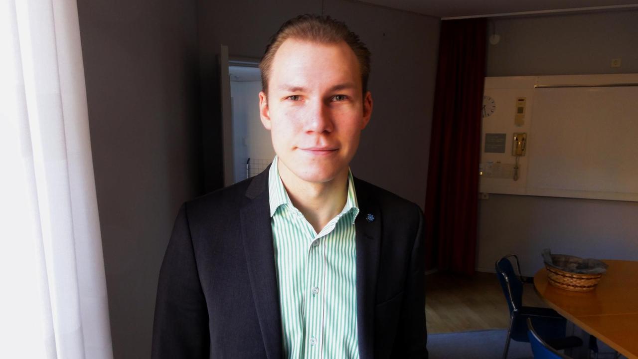 Der Schwedendemokrat Markus Wiechel