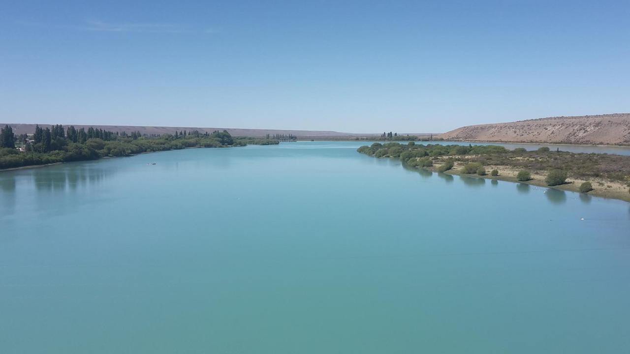 Der Fluss Santa Cruz in Argentinien