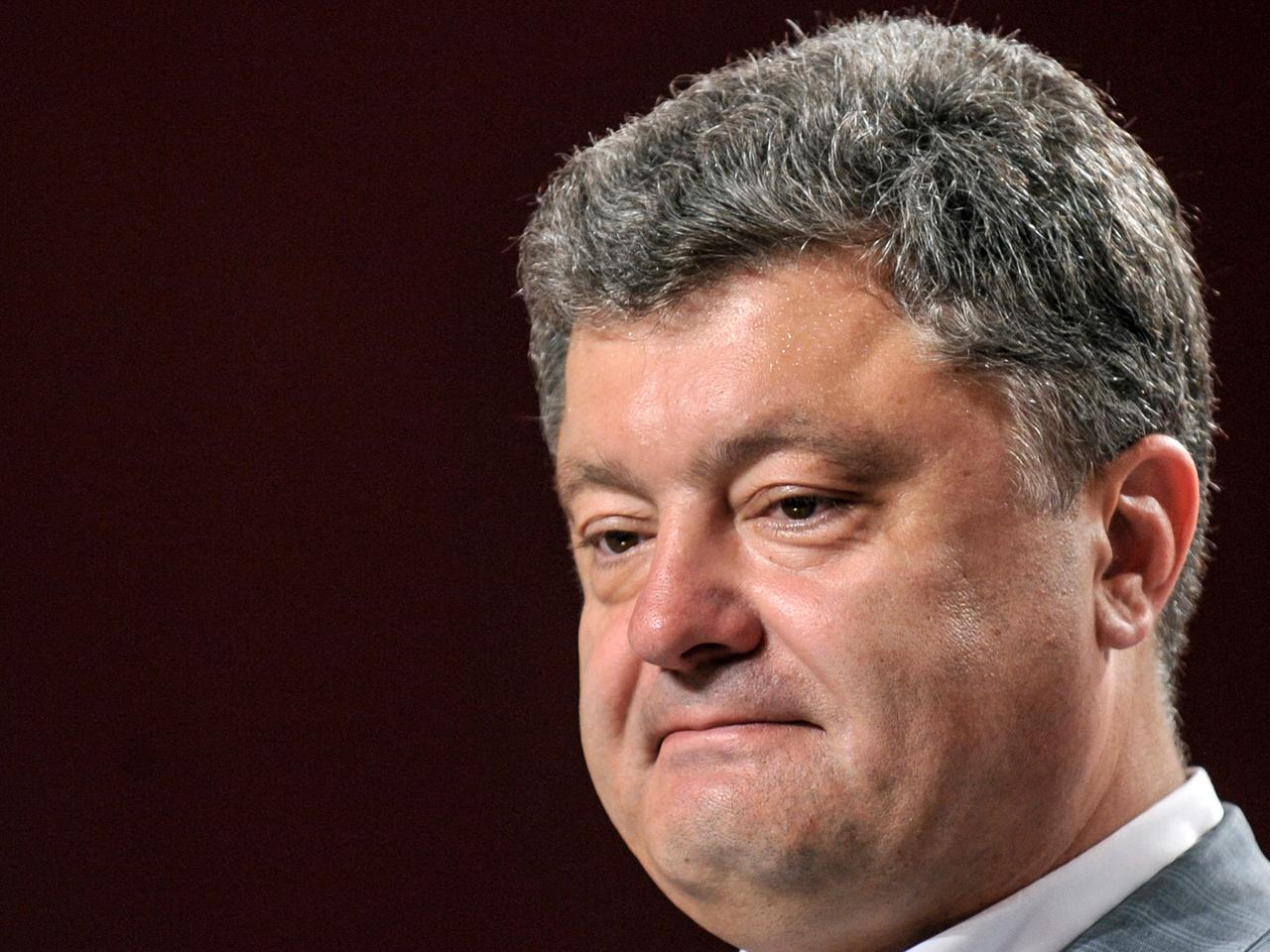 Der neugewählte ukrainische Präsident Petro Poroschenko