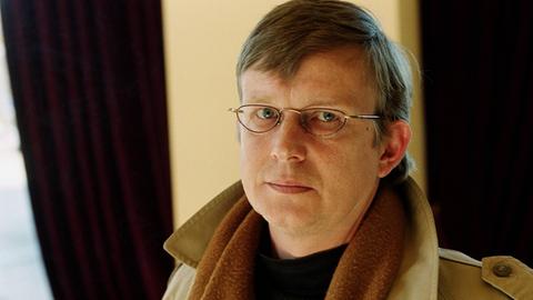 Der Schriftsteller Thomas Kling 2003 in Leipzig.