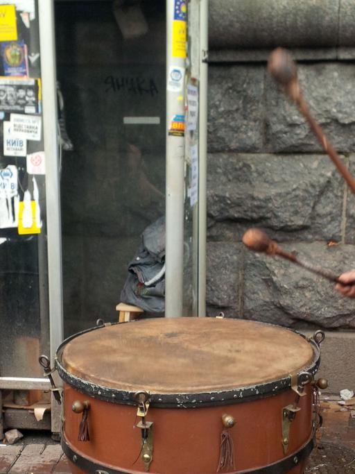 Kosaken auf dem Maidan in Kiew Kosaken auf dem Maidan in Kiew