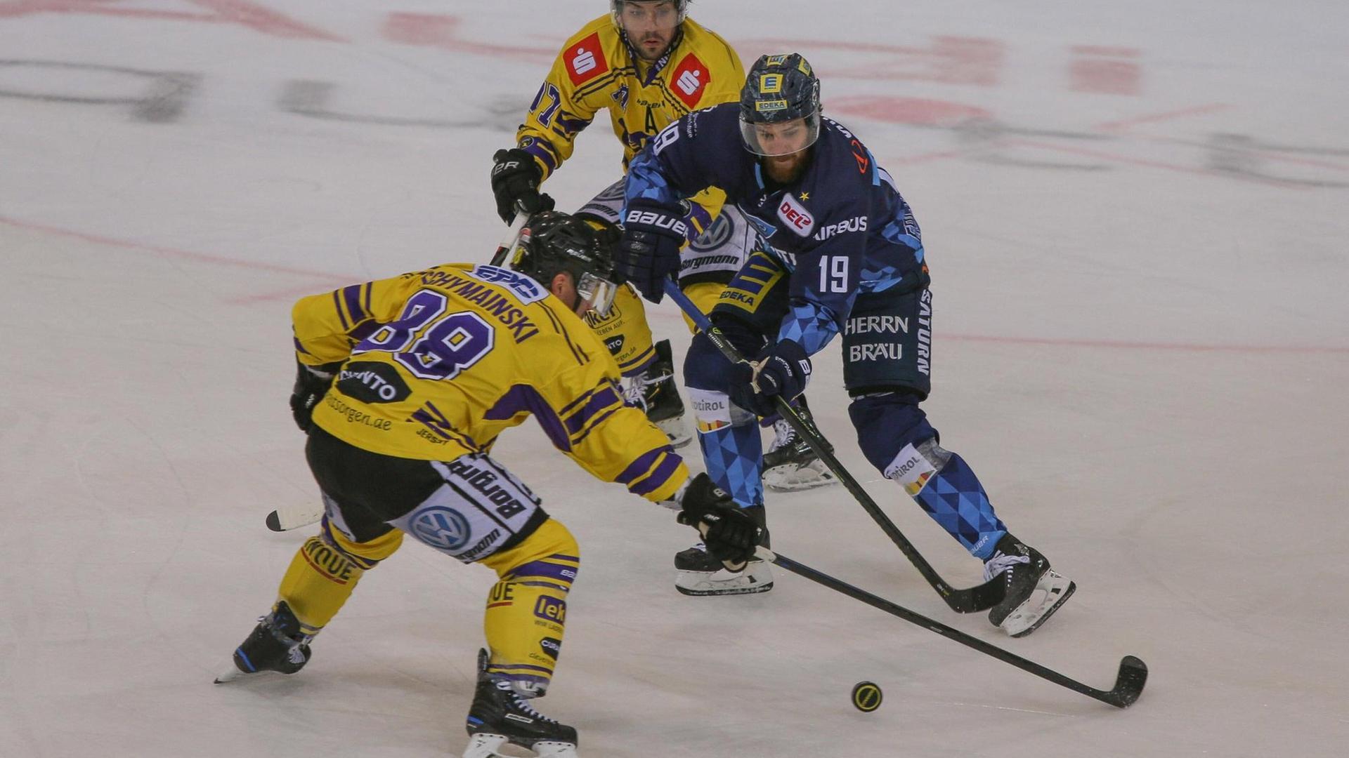 DEL-Spiel der Krefeld Pinguine gegen ERC Ingolstadt am 19.01.2020.
