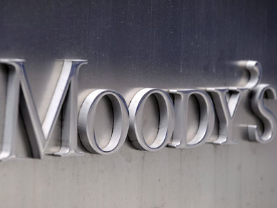 Logo der Ratingagentur Moody's in New York