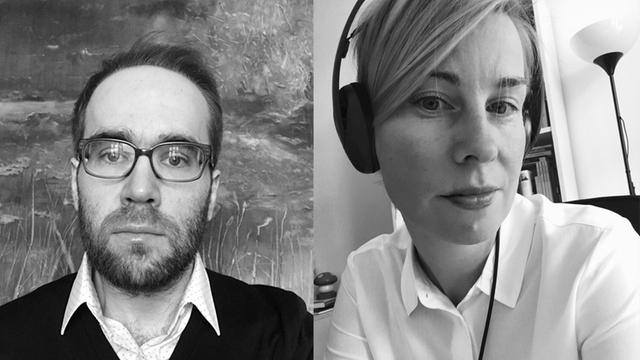 Links Max von Malotki, rechts Jana Wuttke, jeweils im Portrait