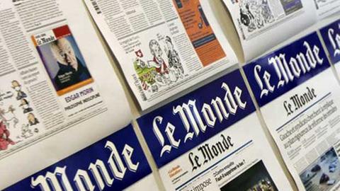 Die linksliberale Tageszeitung "Le Monde" gilt als eine der wichtigsten Zeitungen Frankreichs.