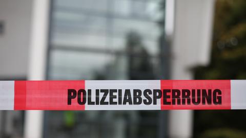 Polizei-Absperrung, Symbolbild 