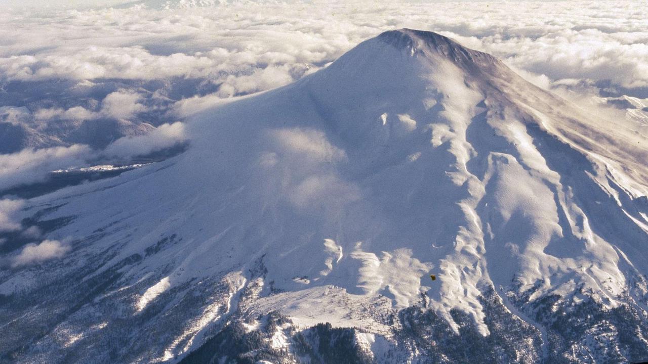 Der Vulkan im Jahr 1980, circa sechs Wochen vor dem Ausbruch