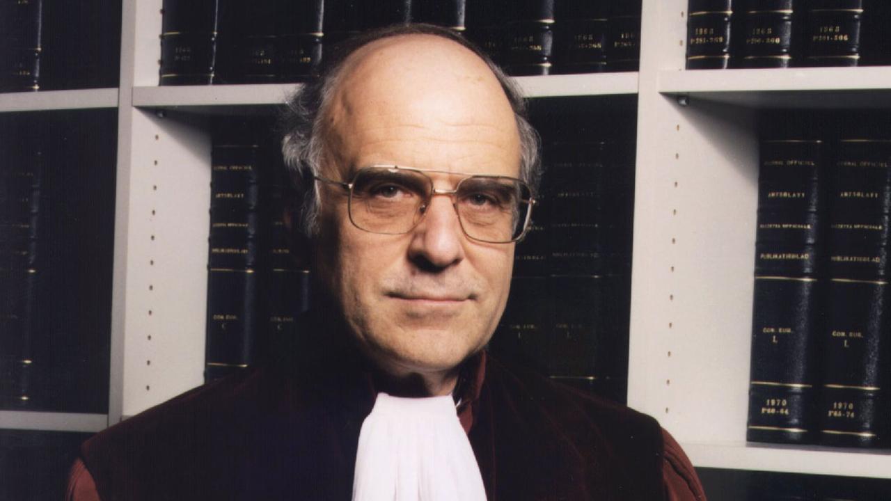 Der frühere Generalanwalt am Europäischen Gerichtshof in Luxemburg, Rechtsanwalt und Notar, CDU-Politiker, Carl Otto Lenz.