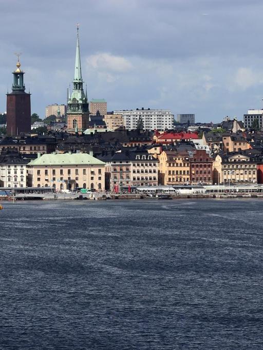 Blick auf die schwedische Hauptstadt Stockholm am 12.06.2017.
