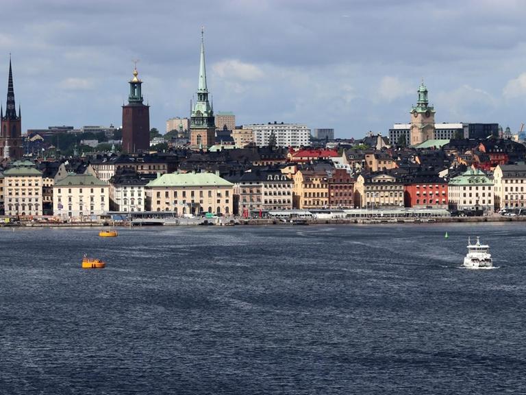 Blick auf die schwedische Hauptstadt Stockholm am 12.06.2017.