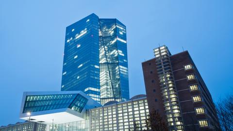 Sitz der Europäischen Zentralbank (EZB) in Frankfurt am Main