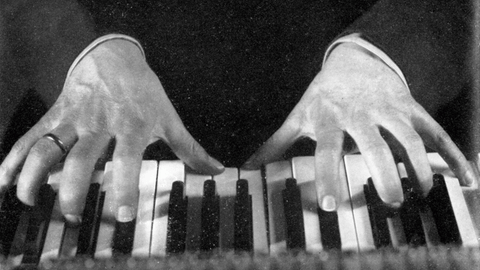 Die Hände des Komponisten und Pianisten Sergej Rachmaninow