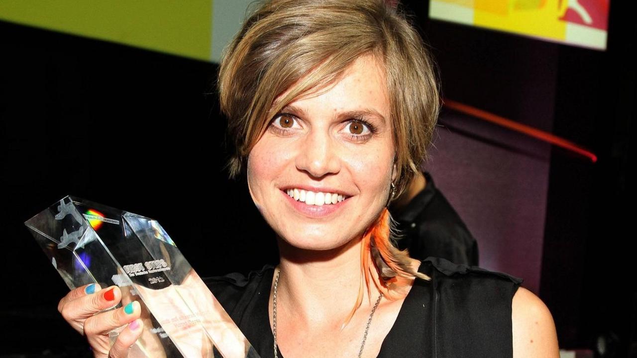 Regisseurin und Drehbuchautorin Hanna Doose bei der Verleihung der First Step Awards 2012