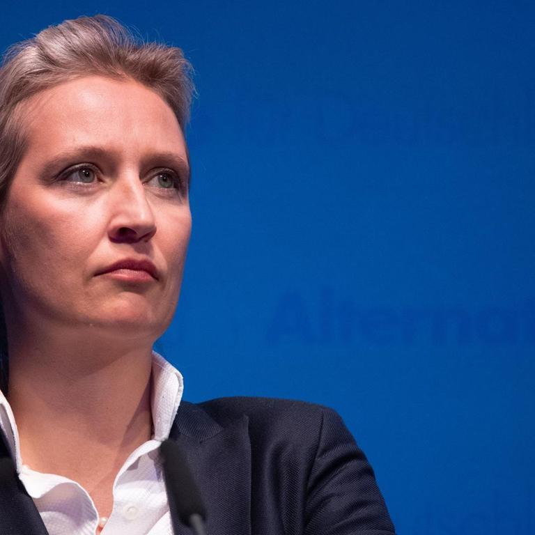 Alice Weidel, AfD-Fraktionsvorsitzende im Bundestag und Landesvorsitzende Baden-Württemberg