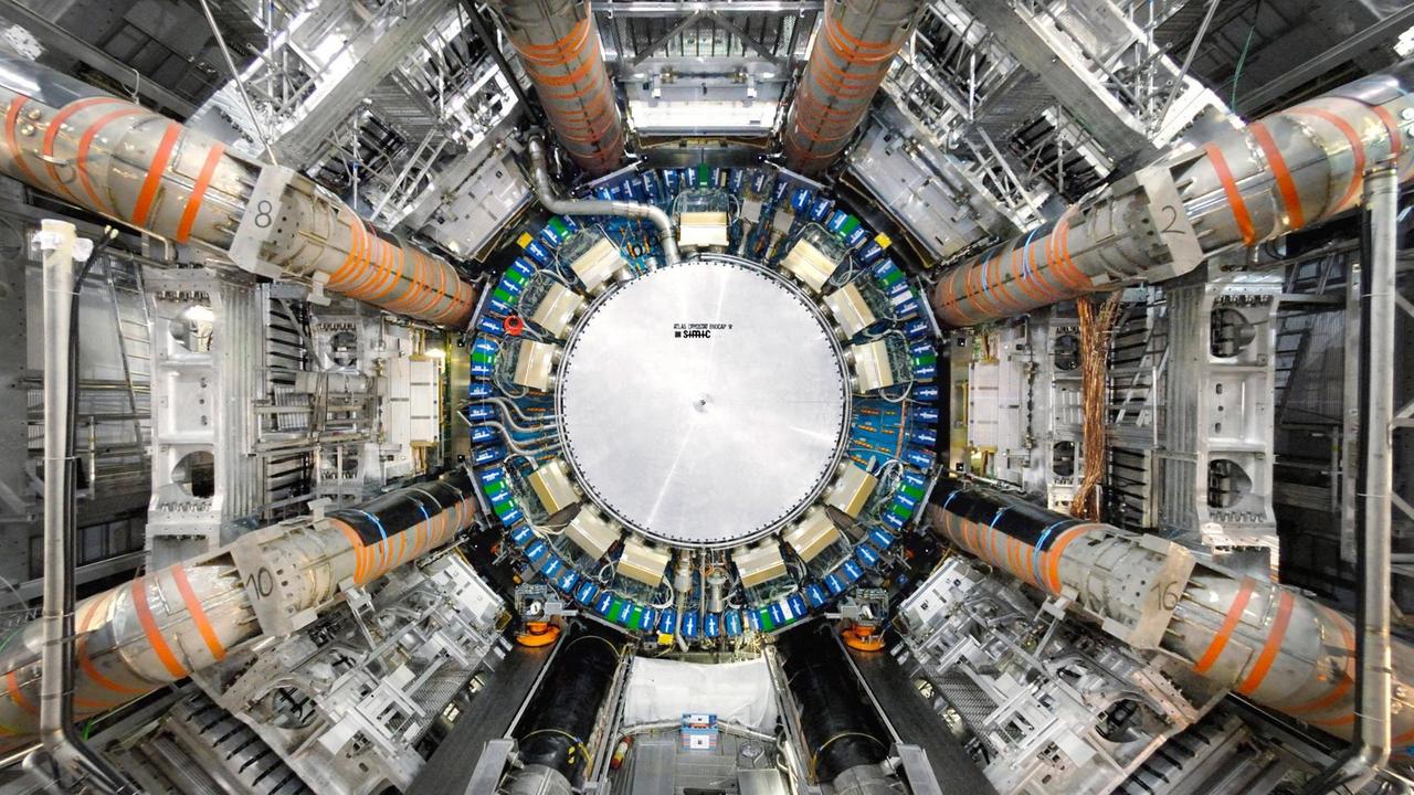 Bild des Teilchenbeschleunigers im CERN.
