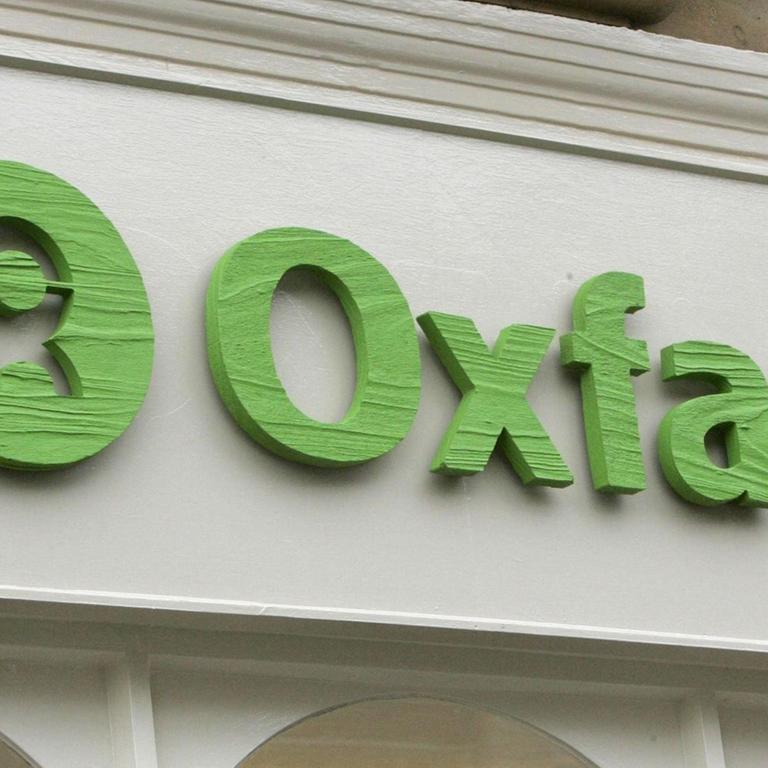 Undatiertes Foto eines Oxfam-Ladens.