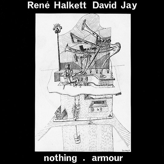 Cover der LP "Nothing" mit einer Zeichnung von René Halkett