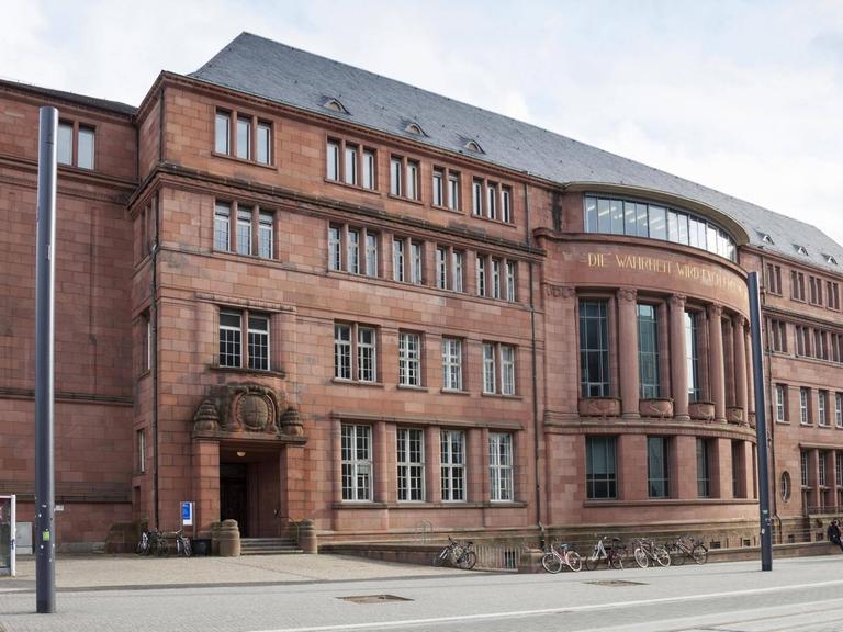 Gebäude der Universität, Freiburg in Baden-Württemberg.