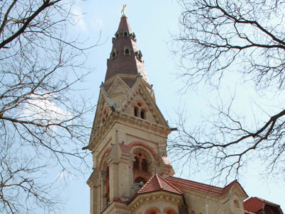 Kirchturmspitze der evangelisch-lutherischen Kirche St. Paul, Odessa