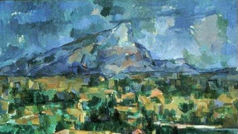 Paul Cezannes Gemälde "Mont Sainte-Victoire Seen From Les Lauves"
